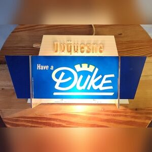1950's Duquesne Beer Lighted Sign